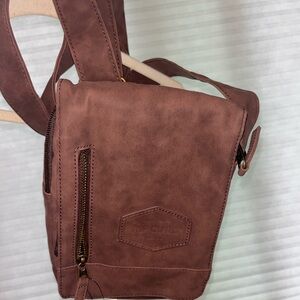 Rip Curl Brown Suede Crossbody Bag